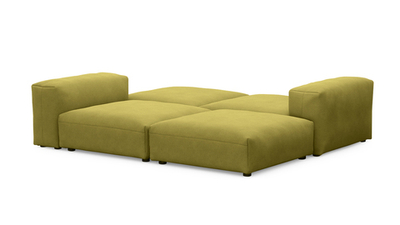 Диван Фиджи Vivaldi 33 242*137*62 см, Желтый  Нераскладной Фиеста