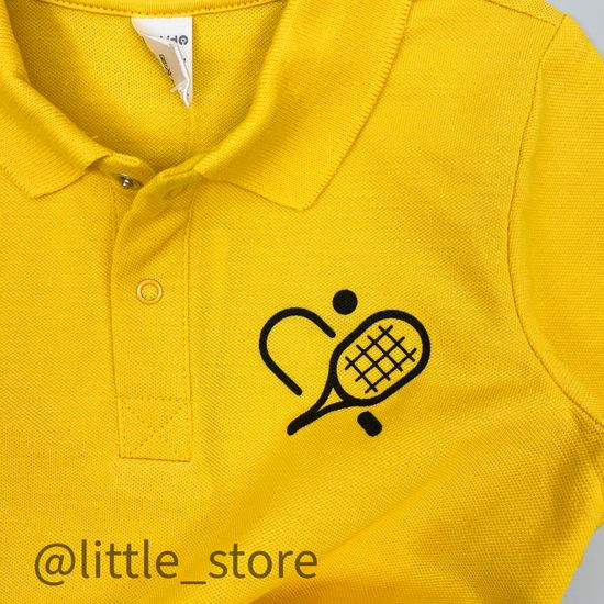 Футболка-поло "Теннис" Желтая
