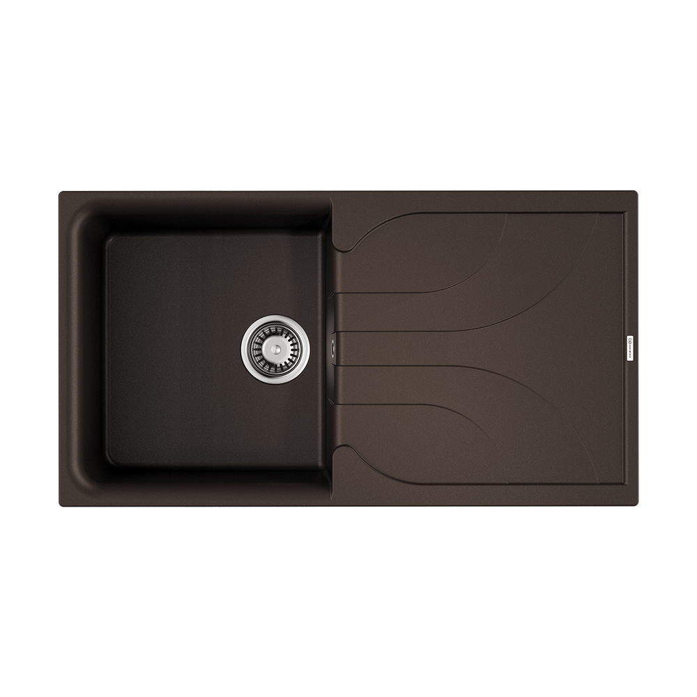 Мойка Omoikiri Yasugata 100-DC Tetogranit | Темный шоколад