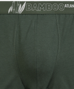 Мужские трусы шорты Atlantic, набор из 3 шт., бамбук, зелёные, чёрные, сине-зелёные, 3MH-231