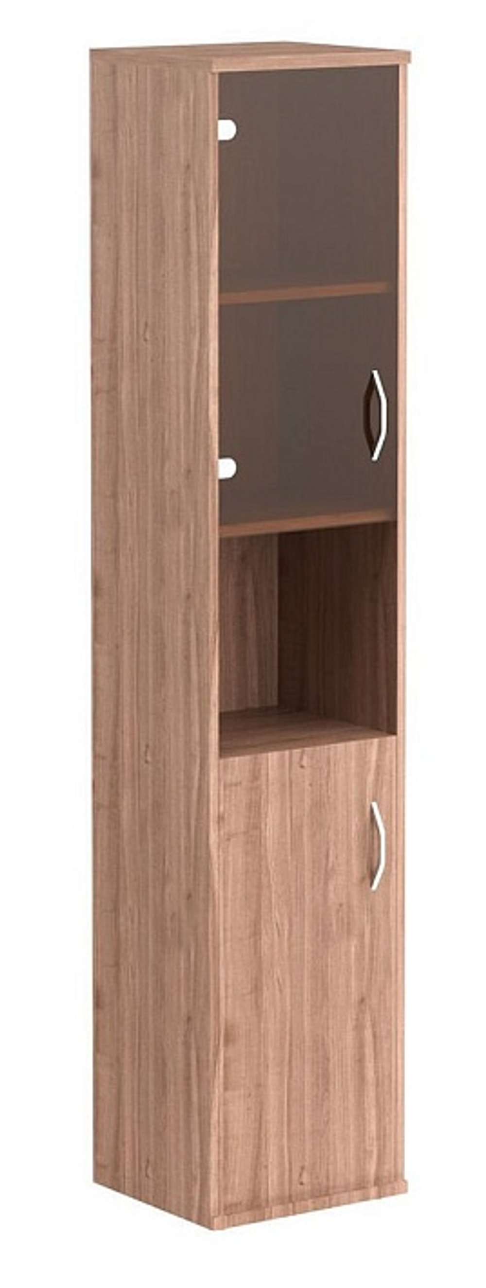 Шкаф-колонка со стеклом и нишей СУ-1.4 Имаго (Imago)