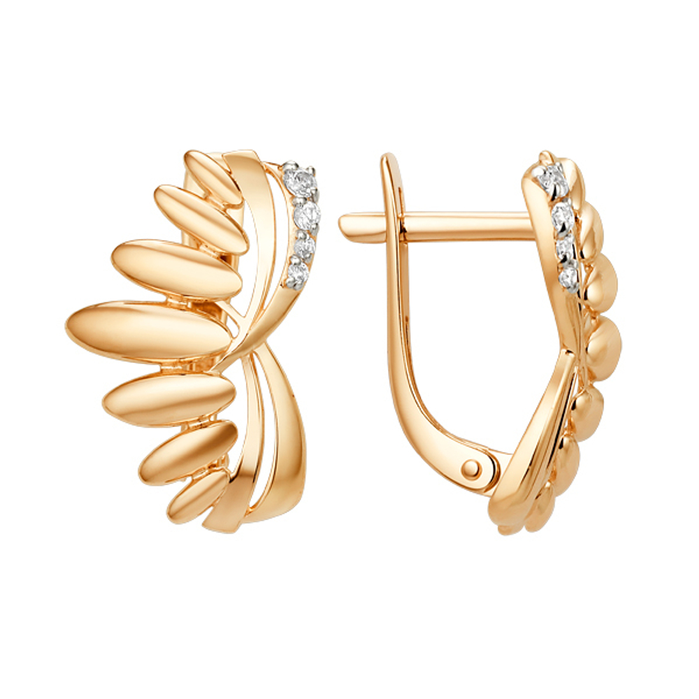 Серьги из золота 585 пробы