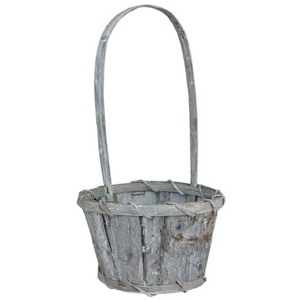 Корзина бамбук СЕРАЯ