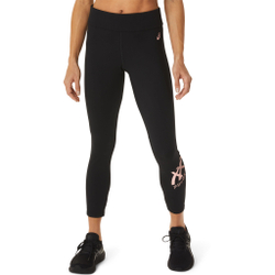 Женские теннисные брюки ASICS Tiger 7/8 Tight Women - Black, Pink