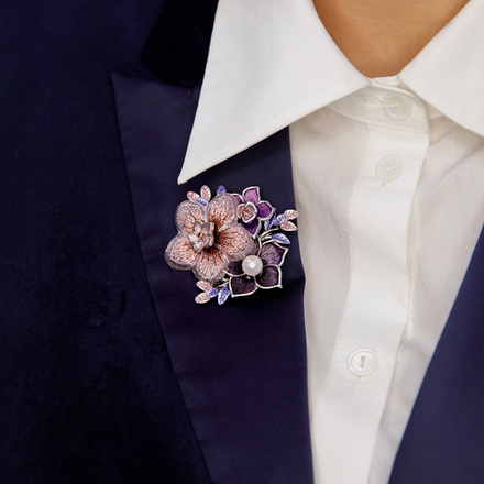 Брошь Shadore Букет XZ1442.11 V/S