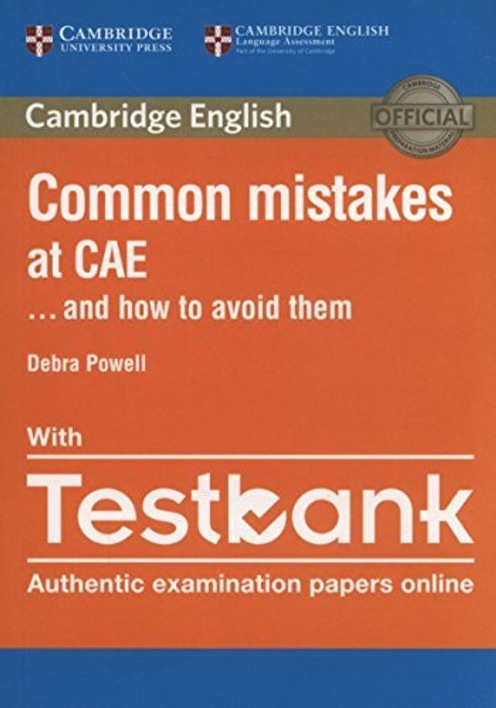 Common Mistakes at CAE  PB with Testbank