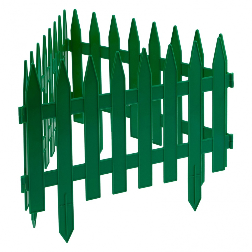 Заборчик  "Рейка", 28 х 300 см, зеленый,