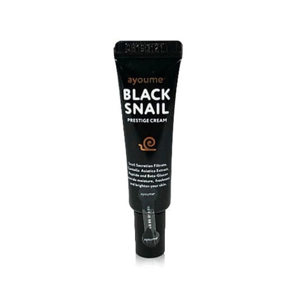 Крем для лица с муцином черной улитки AYOUME Black Snail Prestige Cream 8 мл