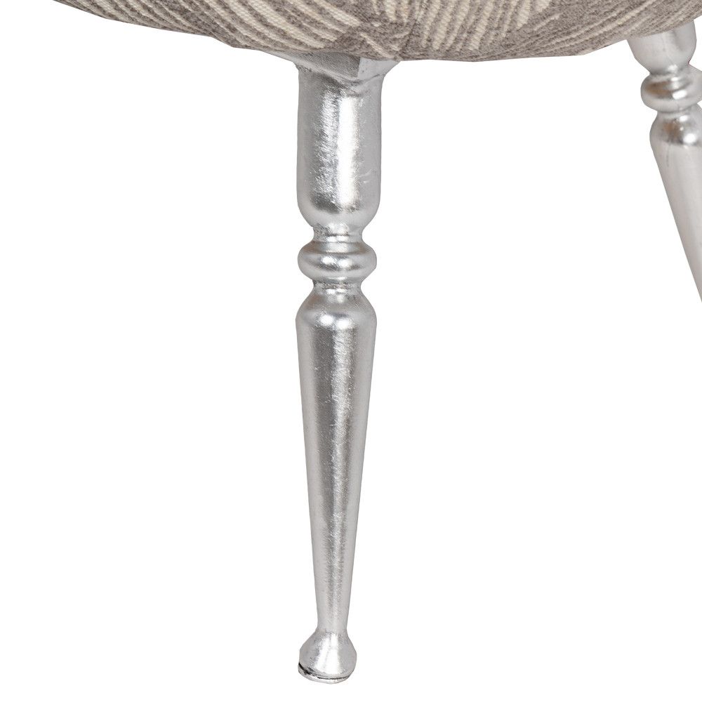 Банкетка Твинки Грей Серебро