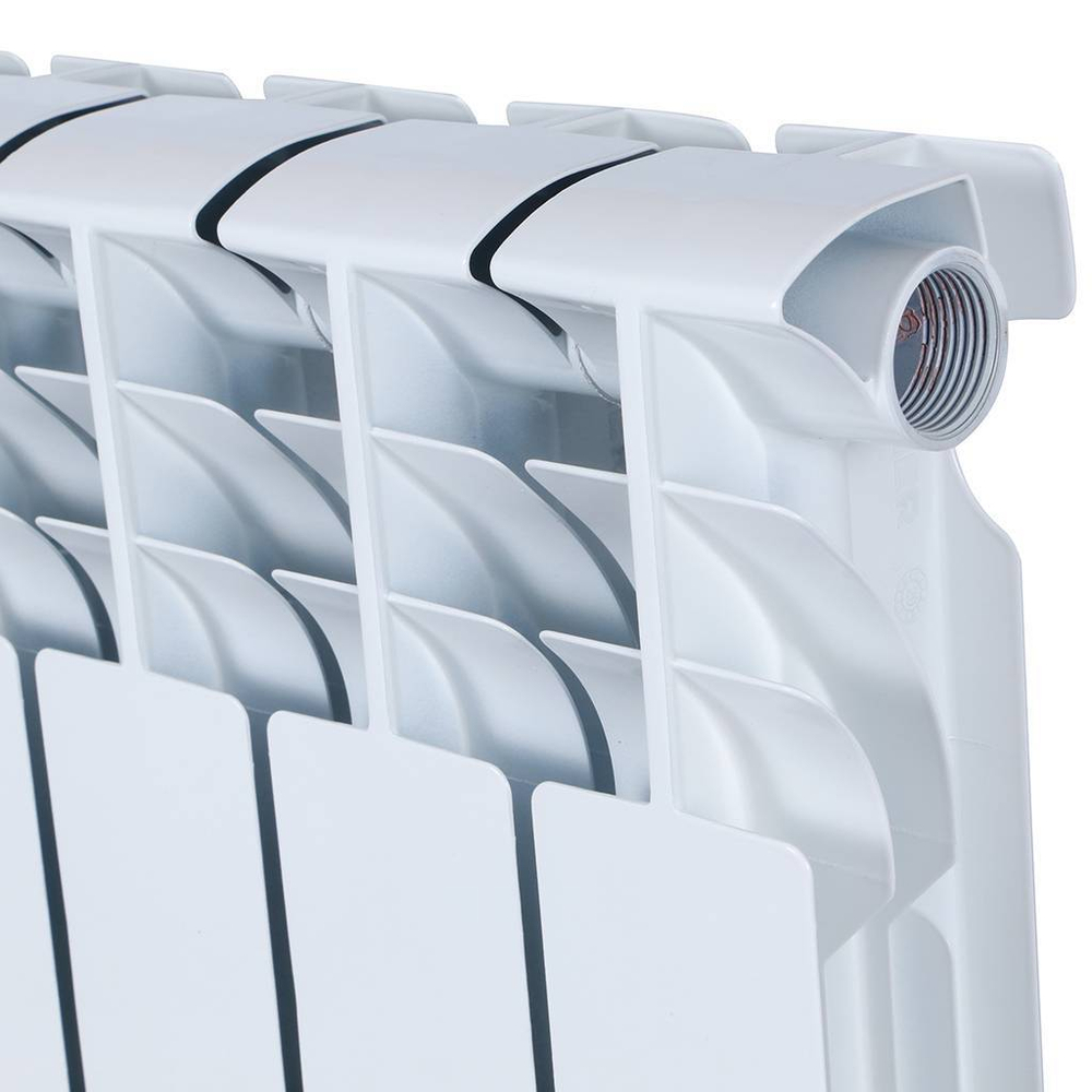 ROMMER Plus Bm 500  8 секции радиатор биметаллический (RAL9016)