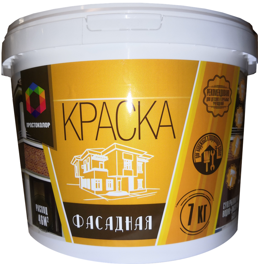 201223 Краска акриловая фасадная ПРОСТОКОЛОР 3кг