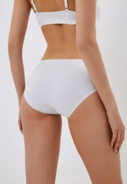 Трусы женские хлопковые слипы  средней посадки