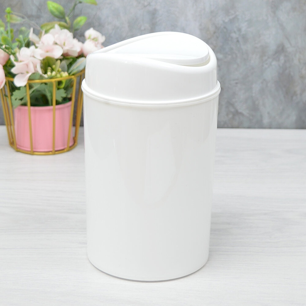 Контейнер для мусора 1,6л "Breeze" (белый)