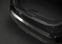 Накладка на задний бампер Rival для Nissan X-Trail T32 2015-2018, нерж. сталь, NB.4113.1