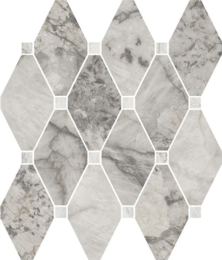 Мозаика OCTAGONE GEMSTONE GREY LAP RET (179145)