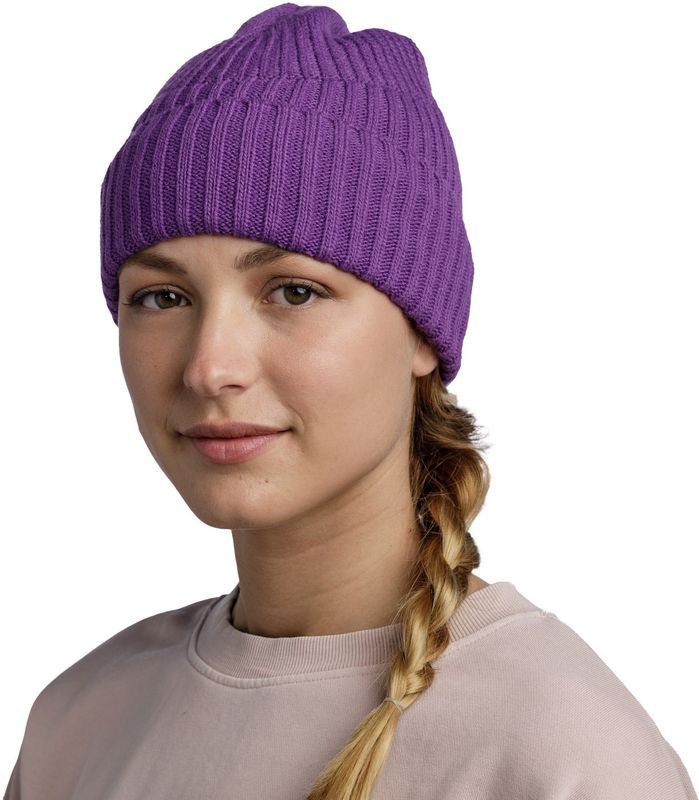 Шапка вязаная с флисом Buff Knitted & Fleece Band Hat Renso Purple Фото 2