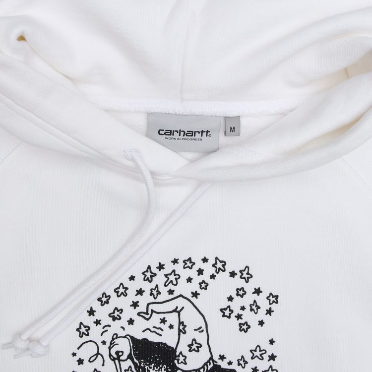 Толстовка мужская Carhartt WIP Hocus Pocus Hooded артикул:I032930_white - купить в магазине Дайс