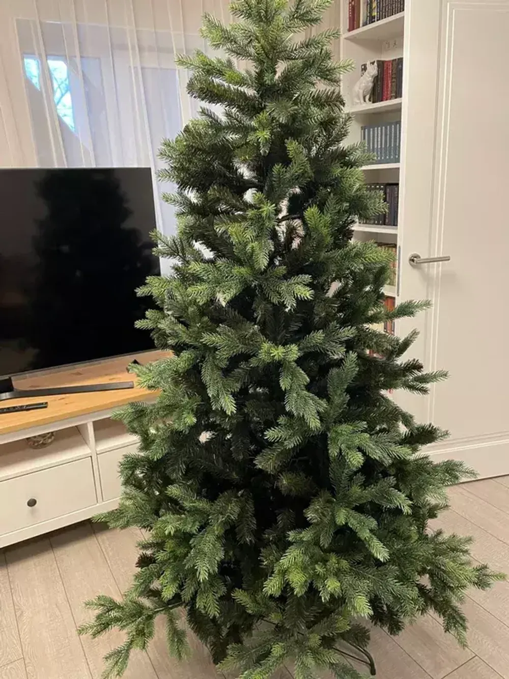 Елка с гирляндой «Грацио»й (Литая+пвх) 120 см / 1,2 м