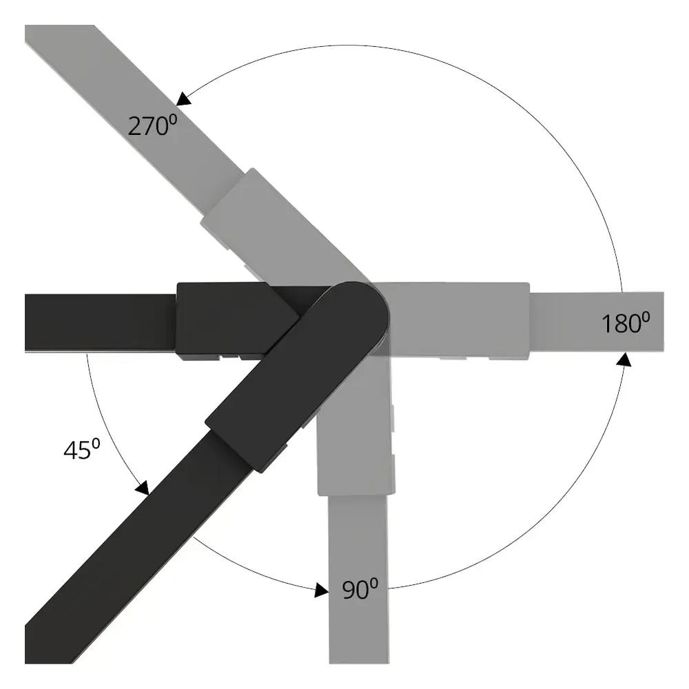 Коннектор поворотный для накладного шинопровода Arte Lamp