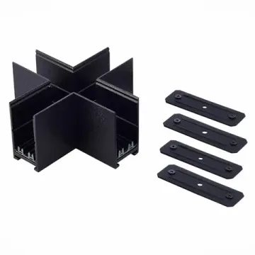 Соединитель X-образный ST015.422.21 чёрный Skyline 220 ST-Luce