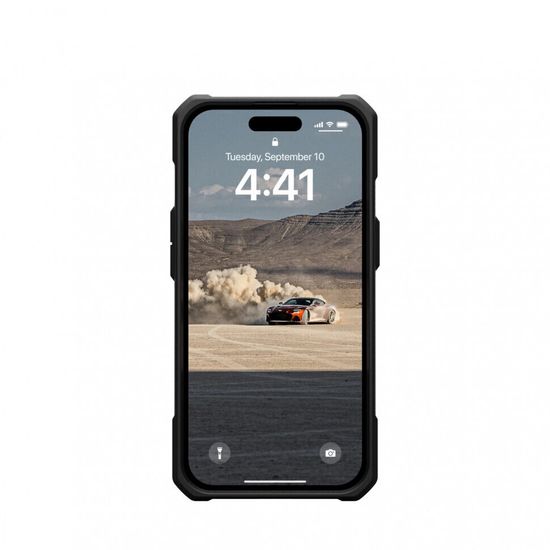 Чехол Uag Monarch для iPhone 15 Plus 6.7", цвет черный (Kevlar-Black)