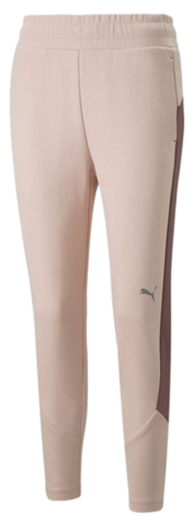 Женские теннисные брюки Puma Evostripe High Waste Pants - rose quartz