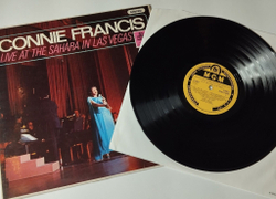 Винтажная виниловая пластинка LP Connie Francis Live At The Sahara In Las Vegas (UK 1966)