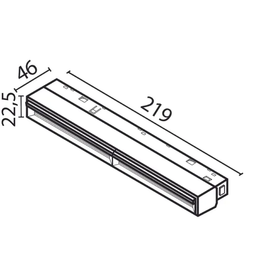 Трековый светильник Парете / Parete Exility 3000K 12Вт 120° Technical tr106-2-12w3k-w
