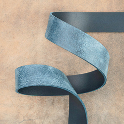 Ременная заготовка Аляска СКА34 цв. Синий, толщ. 3,3-3,5 мм