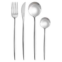 Набор столовых приборов globe, серебристые, 16 пред.