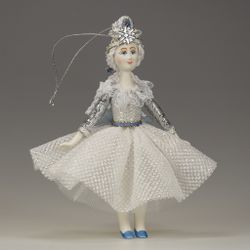 Ёлочная игрушка Девочка-Снежинка