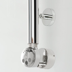 Коробка для скрытого подключения электрических полотенцесушителей, хром