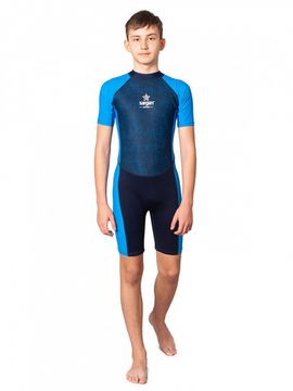 Гидрокостюм детский Sargan Sport 1081/BL 2 мм синий-голубой