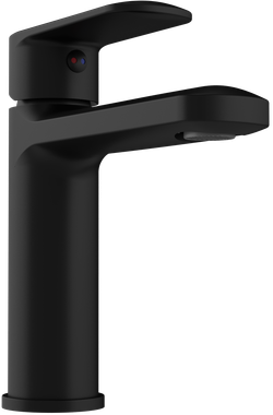 Смеситель для раковины STWORKI Хадстен S17010BK матовый черный