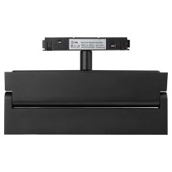 Магнитный трековый светильник ЭРА TRM20-2-22-12W3K BK светодиодный 12Вт 3000К черный | Магнитные трековые светильники