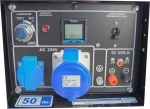 Генератор дизельный Redbo DPG-6500 (7 кВт, бак 15 л, ручной/электростартер, AVR, 2 розетки ) электрогенератор / резервный источник питания