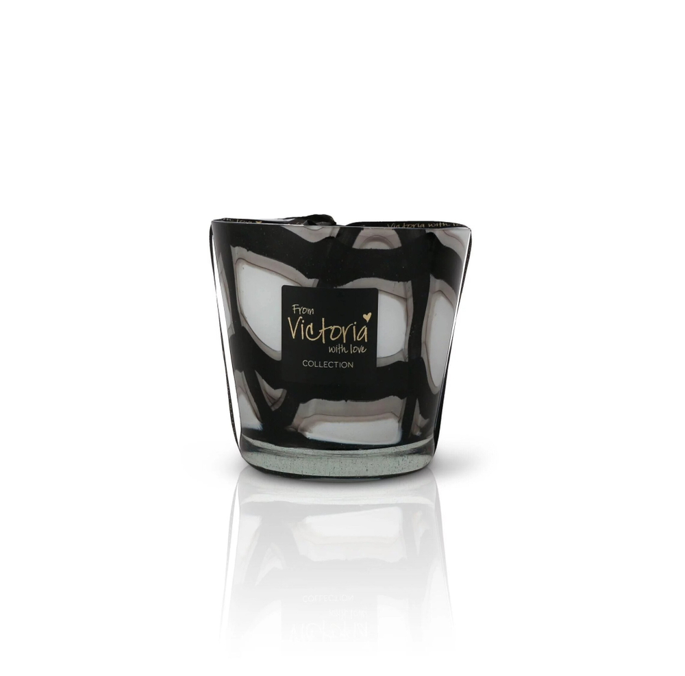 Свеча ароматическая 400г Victoria with Love Pierre black