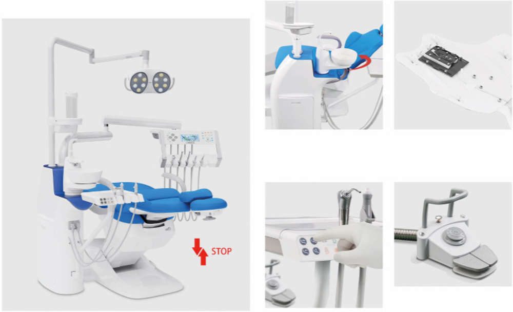 Стоматологическая установка Cingol напольного типа серии X5+