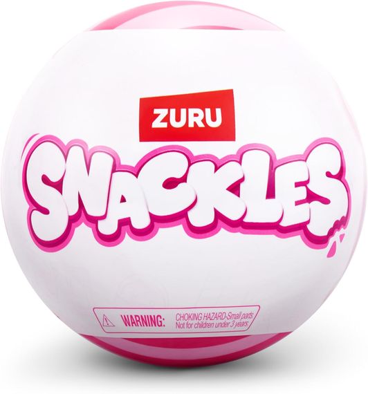 ZURU. Snackles Non-Licensed Series 1, 5-inch Plush by ZURU, Plush with Snack Accessory, Random