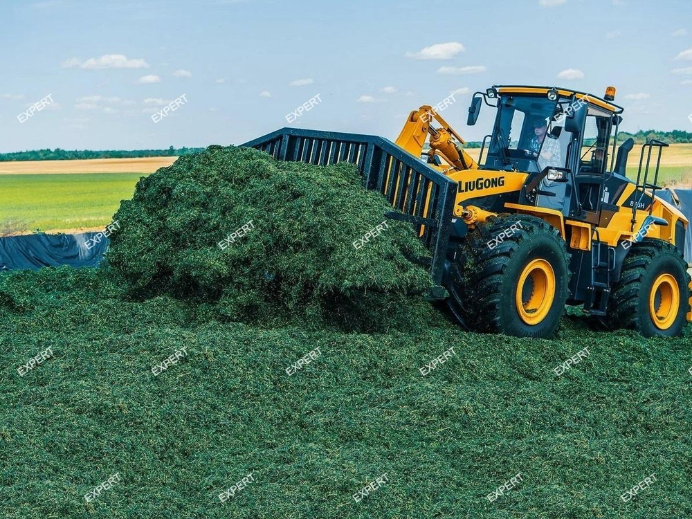 Вилы силосные на Экскаватор-погрузчик New Holland