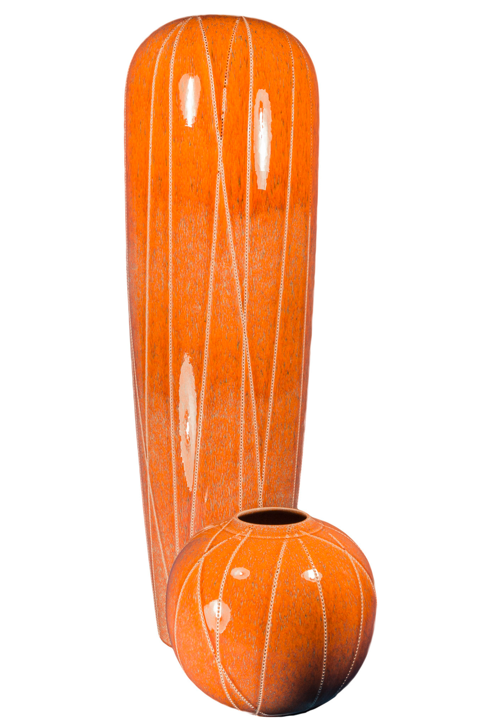 Элитная ваза декоративная керамическая круглая Africa от S. Bernardo из Португалии