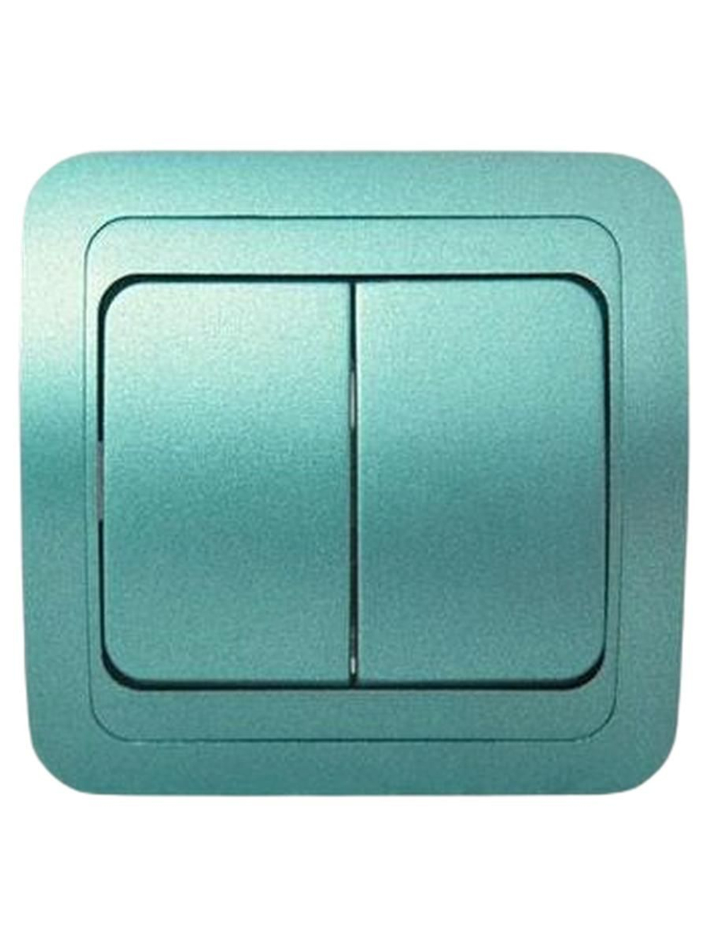 Выключатель 2-кл Makel Mimoza дуб 24203