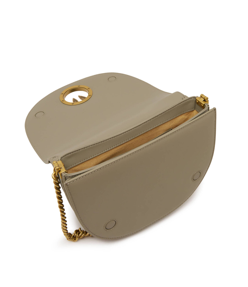 Кожаная сумка через плечо ROUND CLICK CLASSIC VITELLO MO Pinko - серый(101510 A0QO)