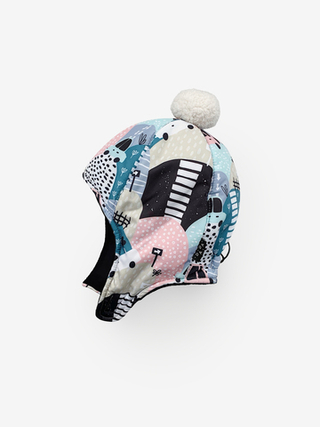 Зимняя шапка (машинки gray)