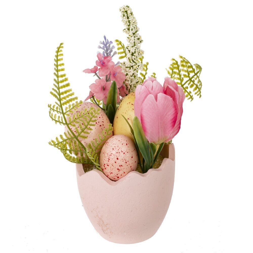 GAEM Цветочная композиция "Пасхальная", L7 W7 H14 см