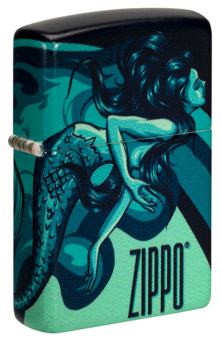 48605 Зажигалка ZIPPO Mermaid Design 540 Matte