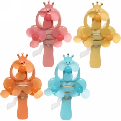 Вентилятор «Принцесса пчел» 20 см, микс цветов