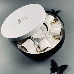 Lenardi 122-104 Кофейный набор 12пр. 130мл в под.уп.(х12)Фарфор