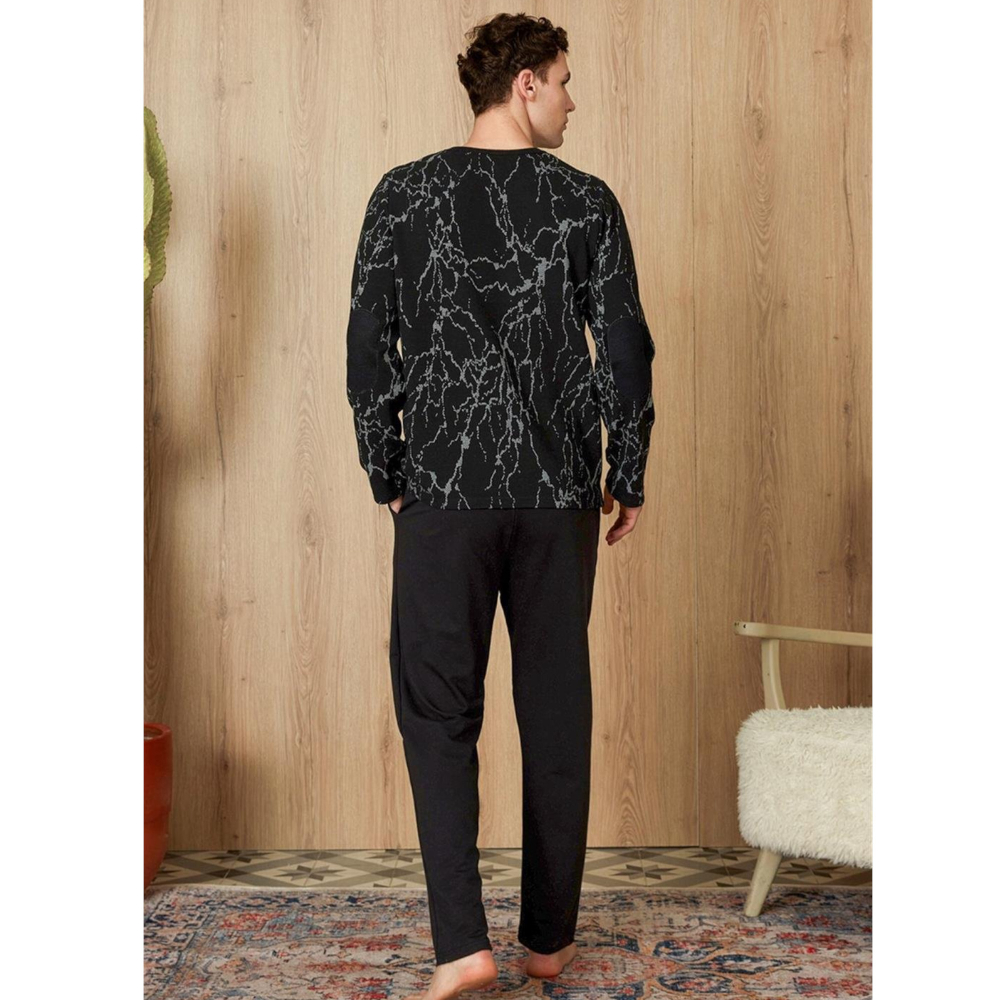 Мужская пижама черная Doreanse 4834