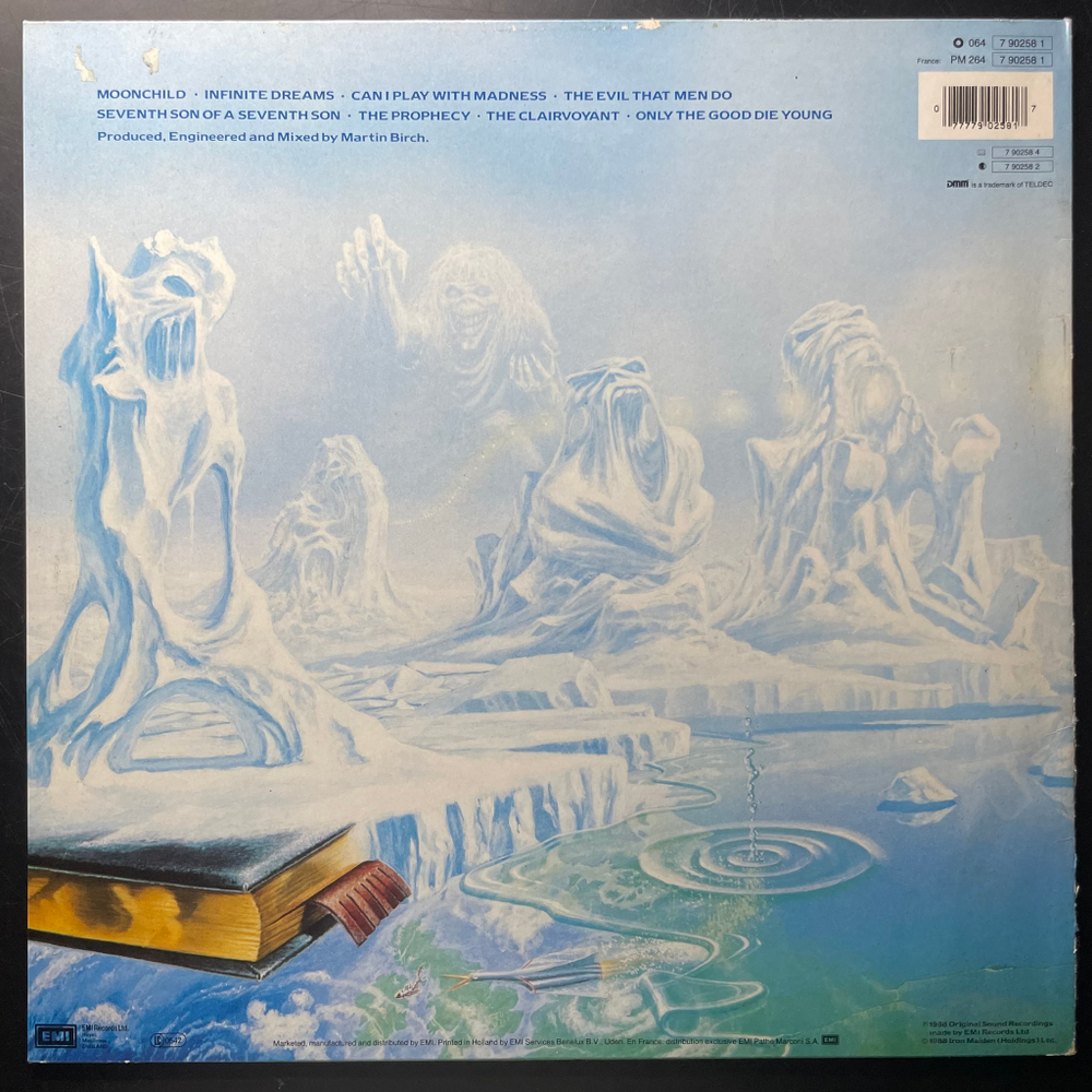 Iron Maiden ‎– Seventh Son Of A Seventh Son (Франция 1988г.)